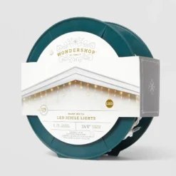 175ct LED Christmas Icicle Lights Spool Warm White With White Wire - Wondershop™ 7 175ct LED Christmas Icicle Lights Spool Warm White With White Wire - Wondershop™ -Christmas Supply Store GUEST ceec7953 1a97 4b6a a5e1 0e765a4577d4