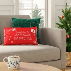 Christmas Letters To Santa Pillow - Wondershopâ˘
