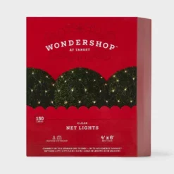 150ct 4'x6' Incandescent Mini Christmas Net Lights With Green Wire - Wondershop™ -Christmas Supply Store GUEST d779278f 4899 456b 9750 55fd538be613