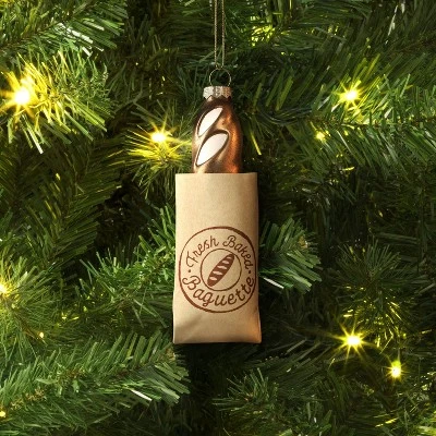 Christmas Glass Baguette Ornament - Wondershop™ 3 Christmas Glass Baguette Ornament - Wondershop™