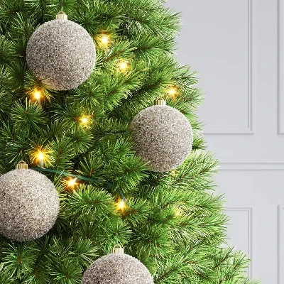 4ct 150mm Christmas Tinsel Ornament Set Champagne Gold - Wondershop™ 3 4ct 150mm Christmas Tinsel Ornament Set Champagne Gold - Wondershop™