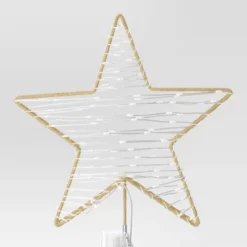 12.25" Lit-Led Champagne Star Twinkle Warm White Dewdrops Christmas Tree Topper - Wondershop™ -Christmas Supply Store GUEST dbe4e4d2 536e 40ff 96f8 e6a56bf0c763