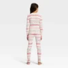 Kids' "Let It Snow" Fair Isle Cozy Knit Long Sleeve Shirt And Pants Holiday Matching Family Pajama Set - Wondershop™ Cream -Christmas Supply Store GUEST dbfffe50 8e4e 4e80 bee4 ed159667b407