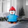 3'x4' Christmas Indoor/Outdoor Lighted Inflatable Penguin In Puffer Jacket - Wondershop™ -Christmas Supply Store GUEST df2b26f2 8499 40b7 b610 e9cec9e32e7f