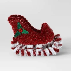 Christmas Tinsel Sleigh Red - Wondershop™ -Christmas Supply Store GUEST df524628 eac5 4287 8702 7e84c424805b