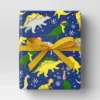 30” 125 Sq Ft Christmas Roll Wrap Dinosaurs On Blue - Wondershop™ -Christmas Supply Store GUEST dfac0f40 ad98 49fc a4c6 d22206c192ff