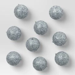 9pc Tinsel Ball Christmas Tree Ornament Set - Wondershop™ -Christmas Supply Store GUEST e12e2925 9c1c 41cf a7fa fe407c992bdc