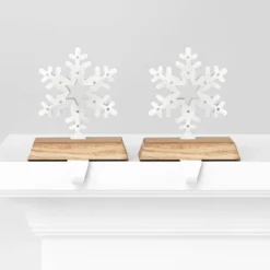 2pk Christmas Lit Snowflake Stocking Holder - Wondershop™ -Christmas Supply Store GUEST e884bcc4 6380 4a67 bc1d 793f129ce368