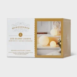 3pc LED Glittered Globe Christmas Novelty Sculpture Light White - Wondershop™ -Christmas Supply Store GUEST e8e9ca06 4e79 4d25 ac23 d125fdbdfd78