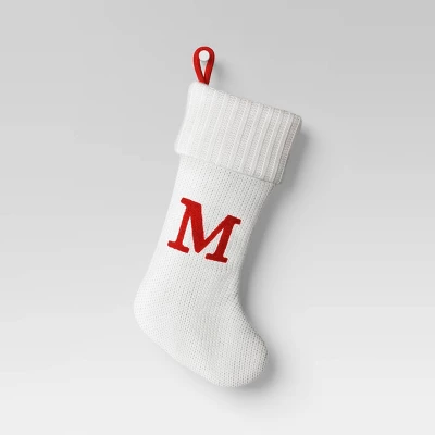Knit Monogram Christmas Stocking White - Wondershop™ 17 Knit Monogram Christmas Stocking White - Wondershop™ - Image 15