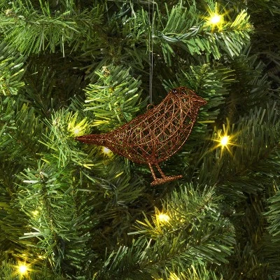 Christmas Wire Wrapped Bird Ornament Copper - Wondershop™ 3 Christmas Wire Wrapped Bird Ornament Copper - Wondershop™