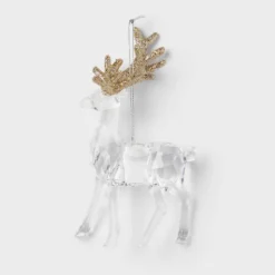 Acrylic Deer With Glittered Antlers Christmas Tree Ornament - Wondershop™ 8 Acrylic Deer With Glittered Antlers Christmas Tree Ornament - Wondershop™ -Christmas Supply Store GUEST ef162ca9 6ad4 4480 a6b8 4a75c8dd0db7