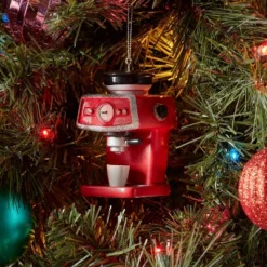 Espresso Machine Christmas Tree Ornament Red - Wondershopâ˘