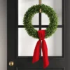 20" Christmas Box Wood/Velvet Bow Wreath - Wondershop™ -Christmas Supply Store GUEST f425f54b 288c 48b3 913d b737bea512a0