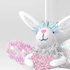4.5" Christmas Pink Bunny With Wings Ornament - Wondershop™ 5 4.5" Christmas Pink Bunny With Wings Ornament - Wondershop™ -Christmas Supply Store GUEST f4a4ab73 0a70 4e13 8e40 6905a0eb7008