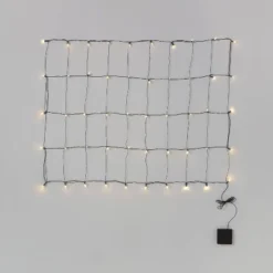 3'x4' 50ct Solar LED Christmas Net Lights With Green Wire - Wondershop™ -Christmas Supply Store GUEST f4e5ec41 5bc0 43ce 875d cc2b29901ab3