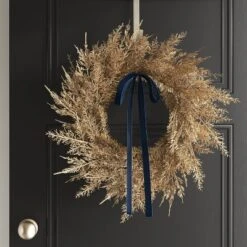 13.5" Metal Christmas Wreath Hanger Silver - Wondershopâ˘