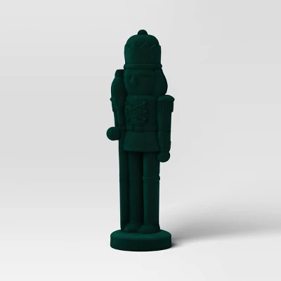 28" Christmas Flocked Nutcracker - Wondershop™ 5 28" Christmas Flocked Nutcracker - Wondershop™ - Image 3