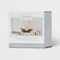 LED Dewdrop Deer Head With Faux Greenery Christmas Novelty Silhouette Light - Wondershop™ -Christmas Supply Store GUEST f7e291ba 3e1f 4d7c 8b02 bd99d5a05ee0