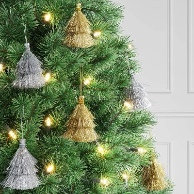 5" Christmas Mini Tassel Ornament Set - Wondershop™ 3 5" Christmas Mini Tassel Ornament Set - Wondershop™