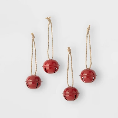 4ct Jingle Bell Christmas Ornament Set - Wondershop™ 5 4ct Jingle Bell Christmas Ornament Set - Wondershop™ - Image 3