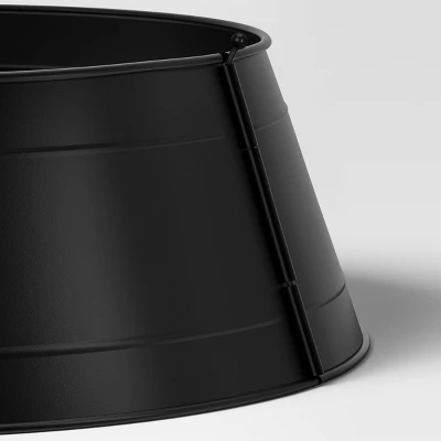 25" Metal Christmas Tree Collar Black - Wondershop™ 4 25" Metal Christmas Tree Collar Black - Wondershop™ - Image 2