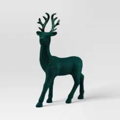12" Christmas Flocked Standing Deer Decor - Wondershop™ -Christmas Supply Store GUEST fc8a51e4 2637 423b 8701 983dde7c9252