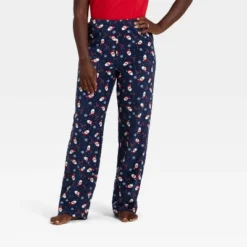 Women's Santa Print Microfleece Holiday Matching Family Pajama Pants - Wondershop™ Navy Blue -Christmas Supply Store GUEST fd78b49b 6709 4b34 91b5 b9bae26a6893