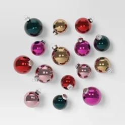 42pc Round Glass Christmas Tree Ornament Set - Wondershop™ -Christmas Supply Store GUEST ff871045 f937 4db3 bb65 07bf1aab607f